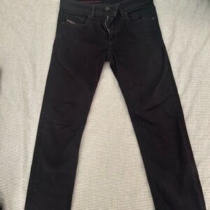 Men's Black Relaxed Jeans